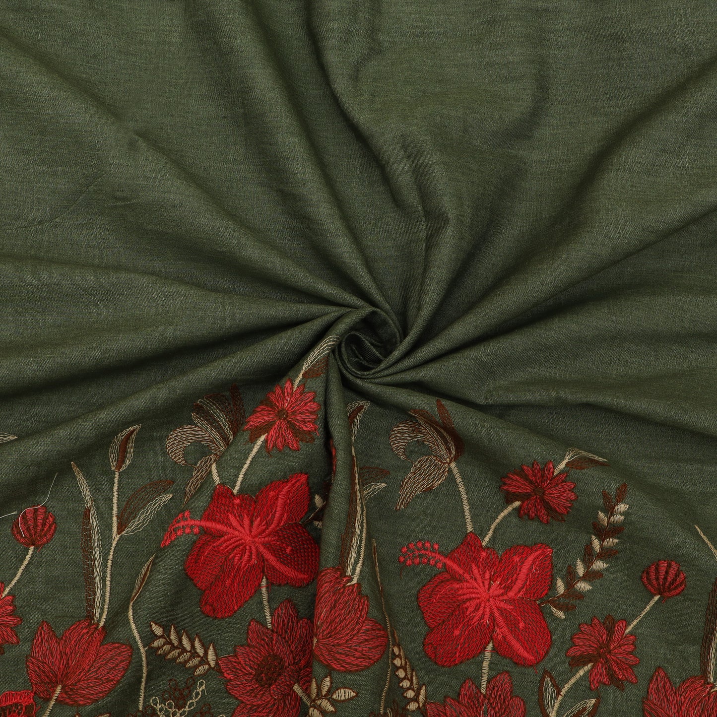 Demin Embroidery Fabric