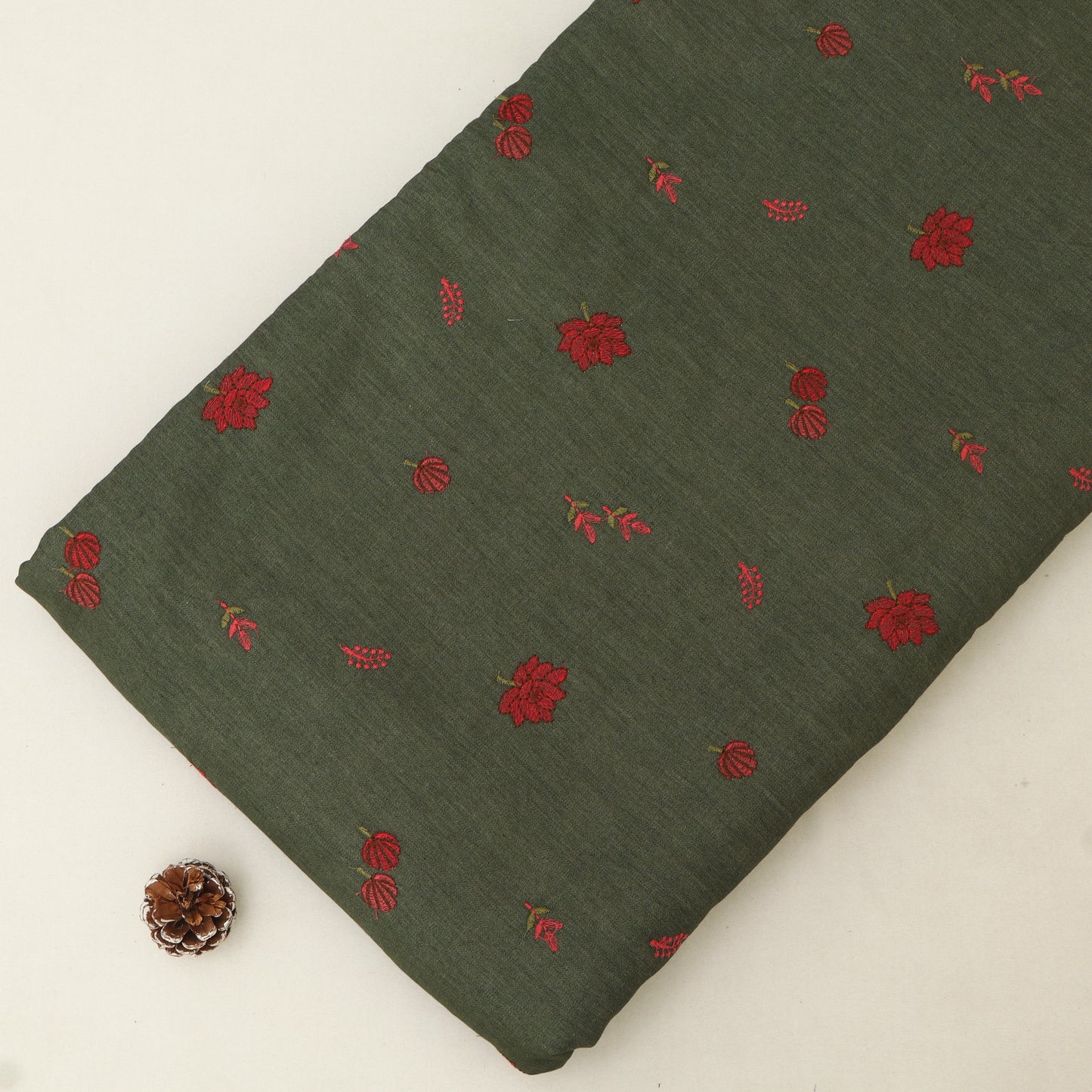 Demin Embroidery Fabric