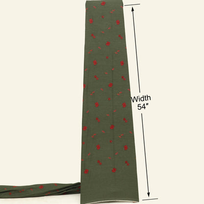 Demin Embroidery Fabric