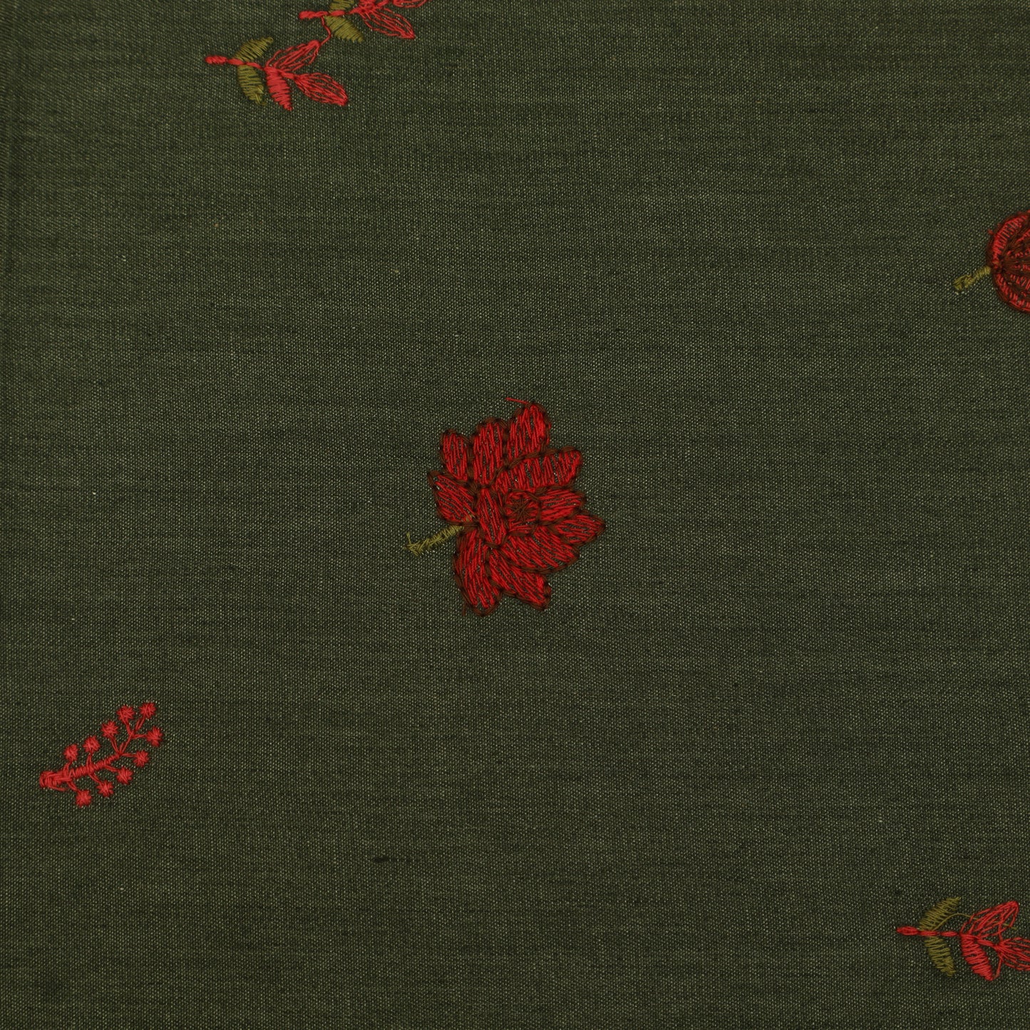 Demin Embroidery Fabric