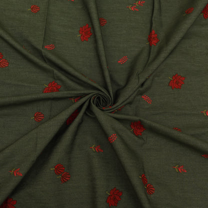 Demin Embroidery Fabric