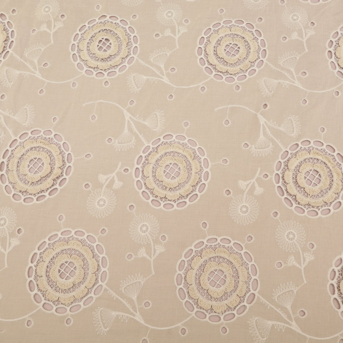 Net Lycra Embroidery Fabric