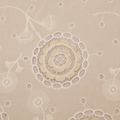 Net Lycra Embroidery Fabric