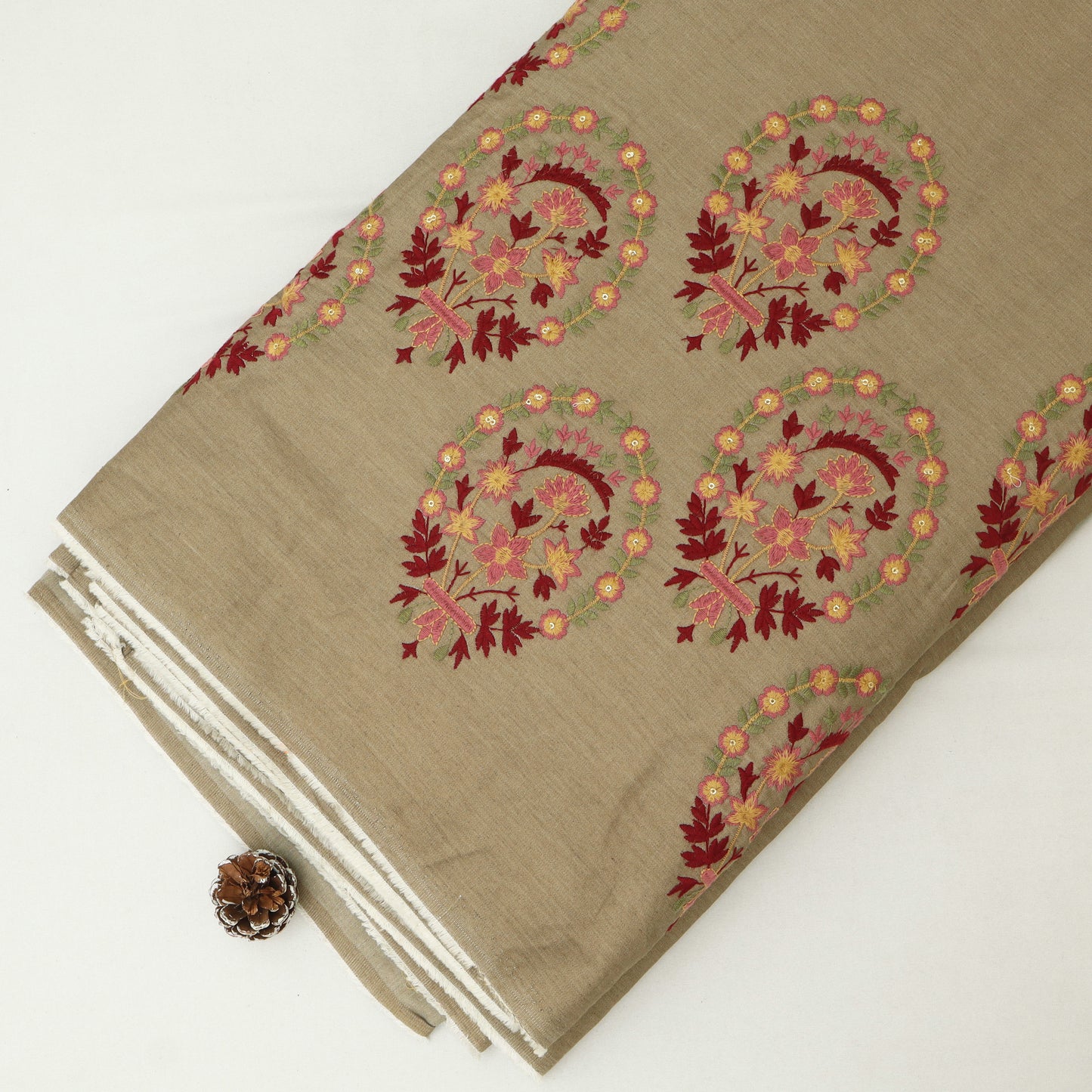 Denim Embroidery Fabric
