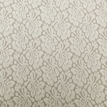 White Color Net Embroidery Fabric