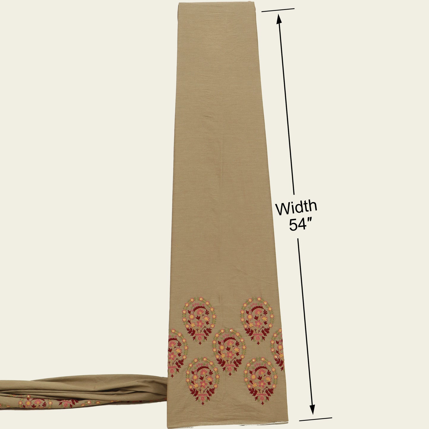 Denim Embroidery Fabric