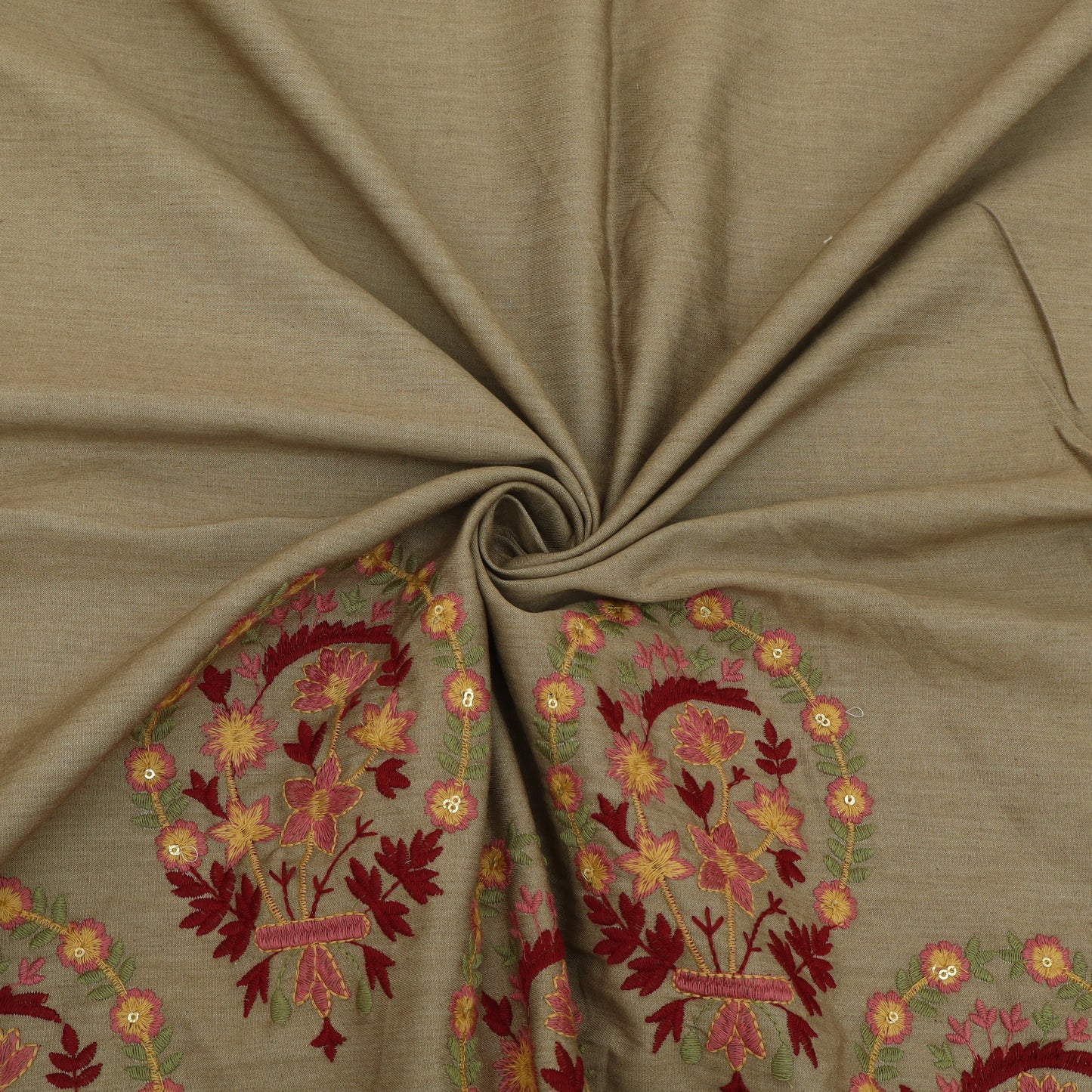 Denim Embroidery Fabric