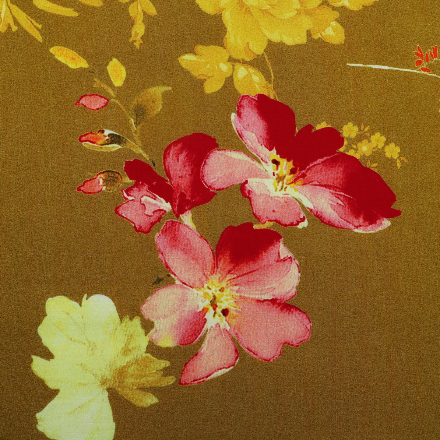 Multicolor Crepe Print Fabric