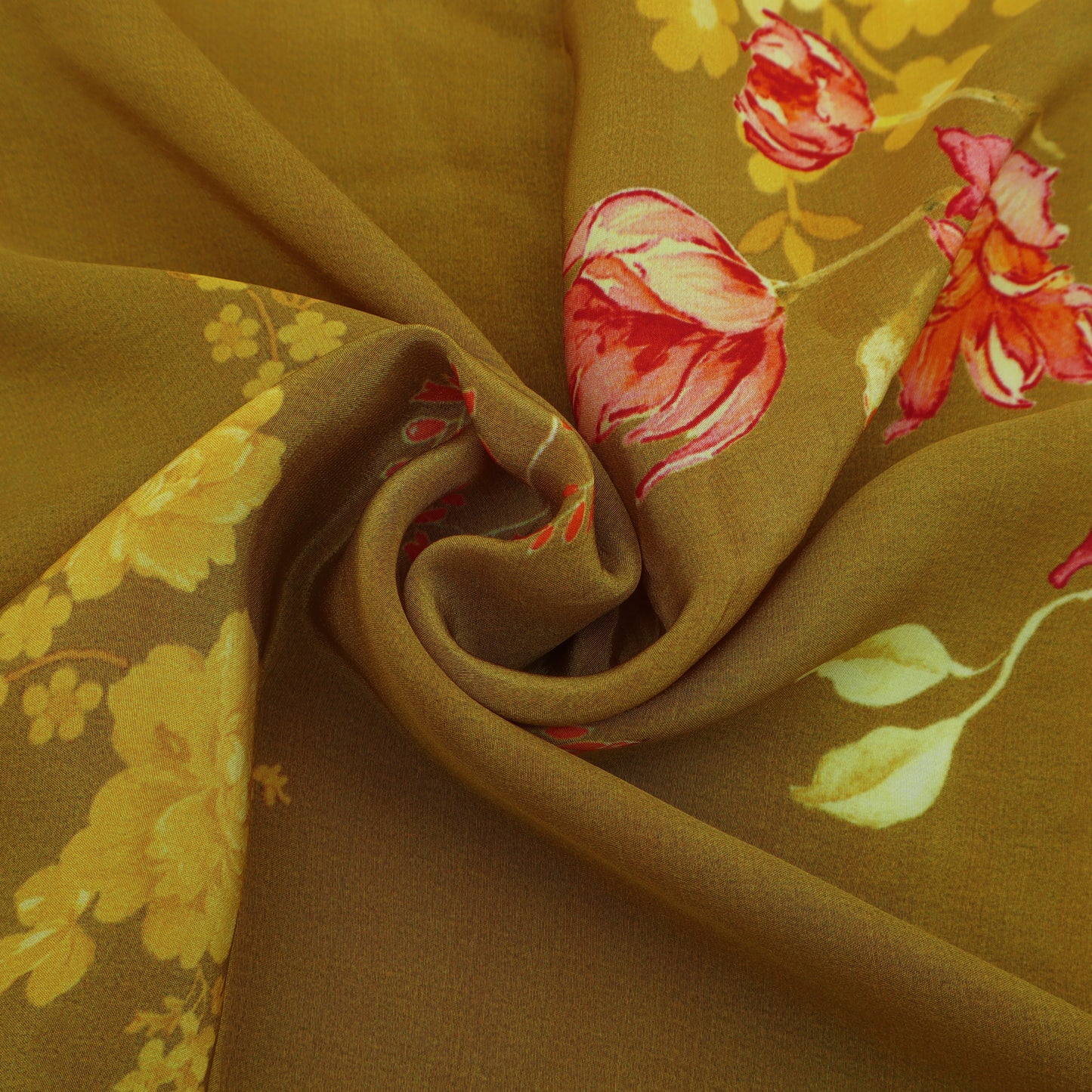 Multicolor Crepe Print Fabric