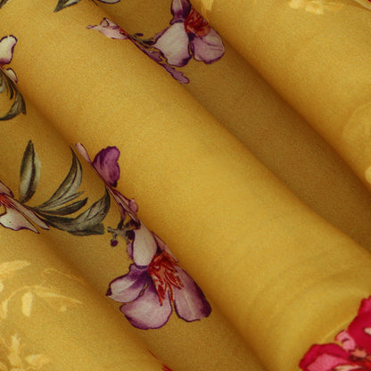 Multicolor Crepe Print Fabric