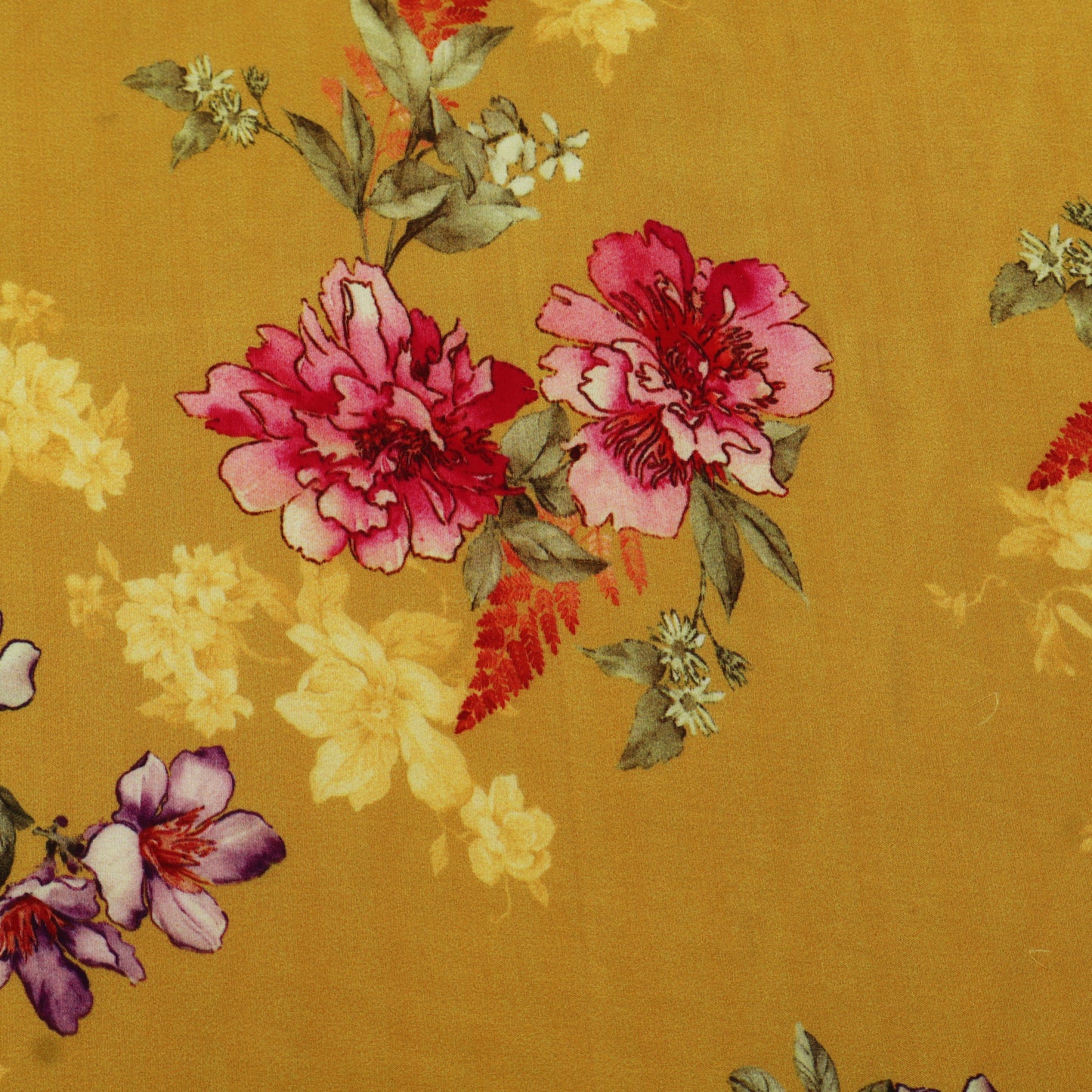 Multicolor Crepe Print Fabric