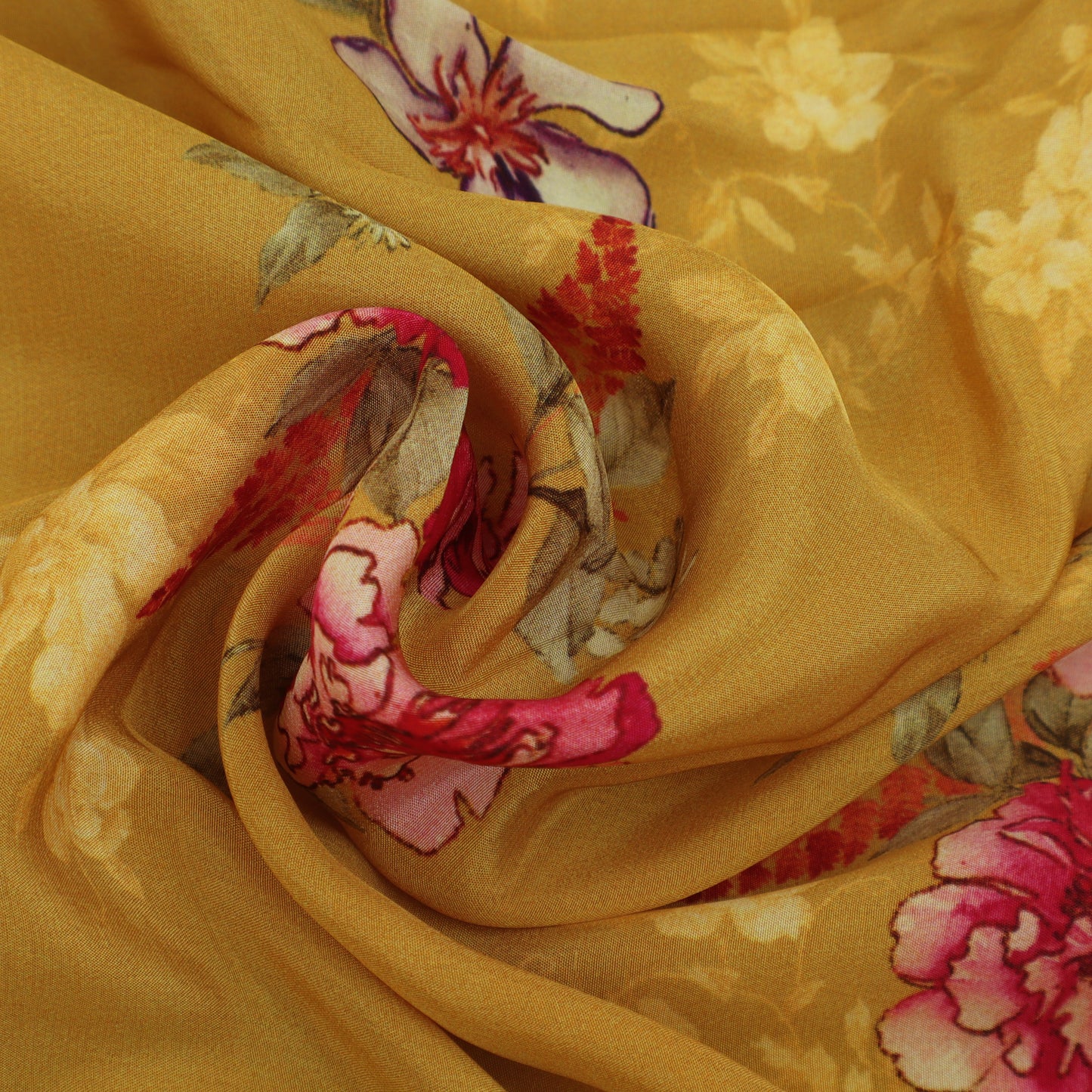 Multicolor Crepe Print Fabric