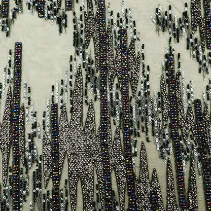 Colored Net Embroidery Fabric