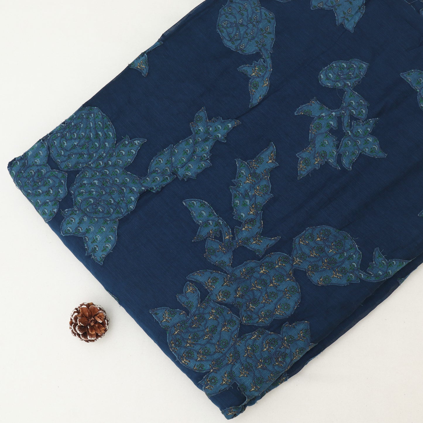 Chanderi Embroidery Fabric