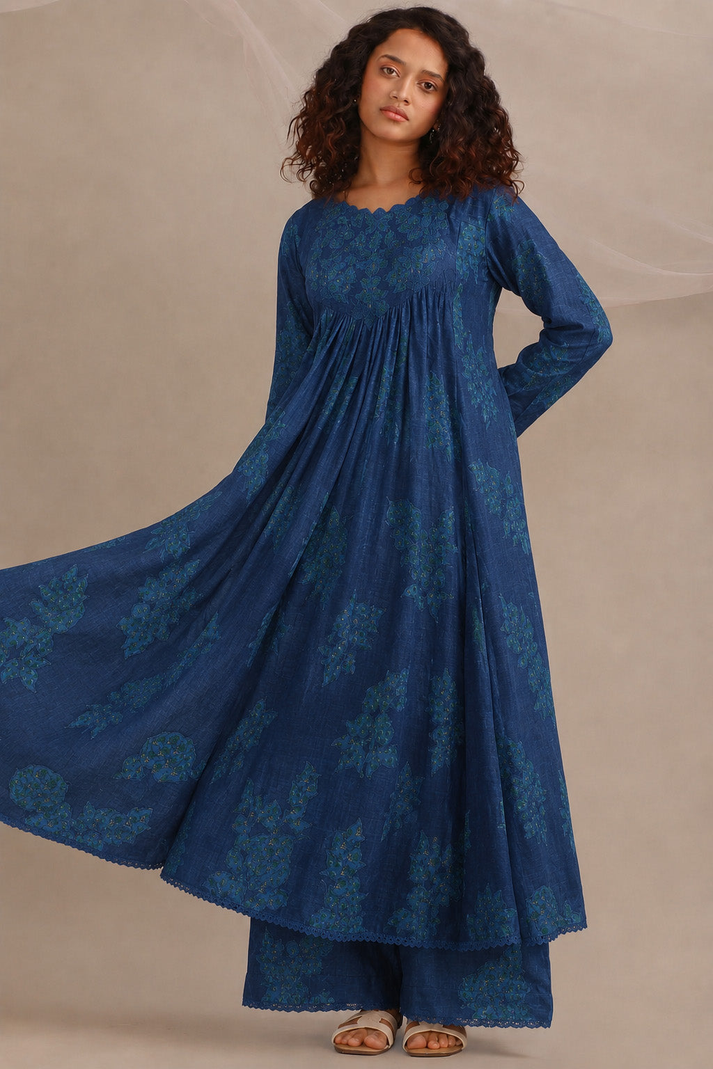 Chanderi Embroidery Fabric