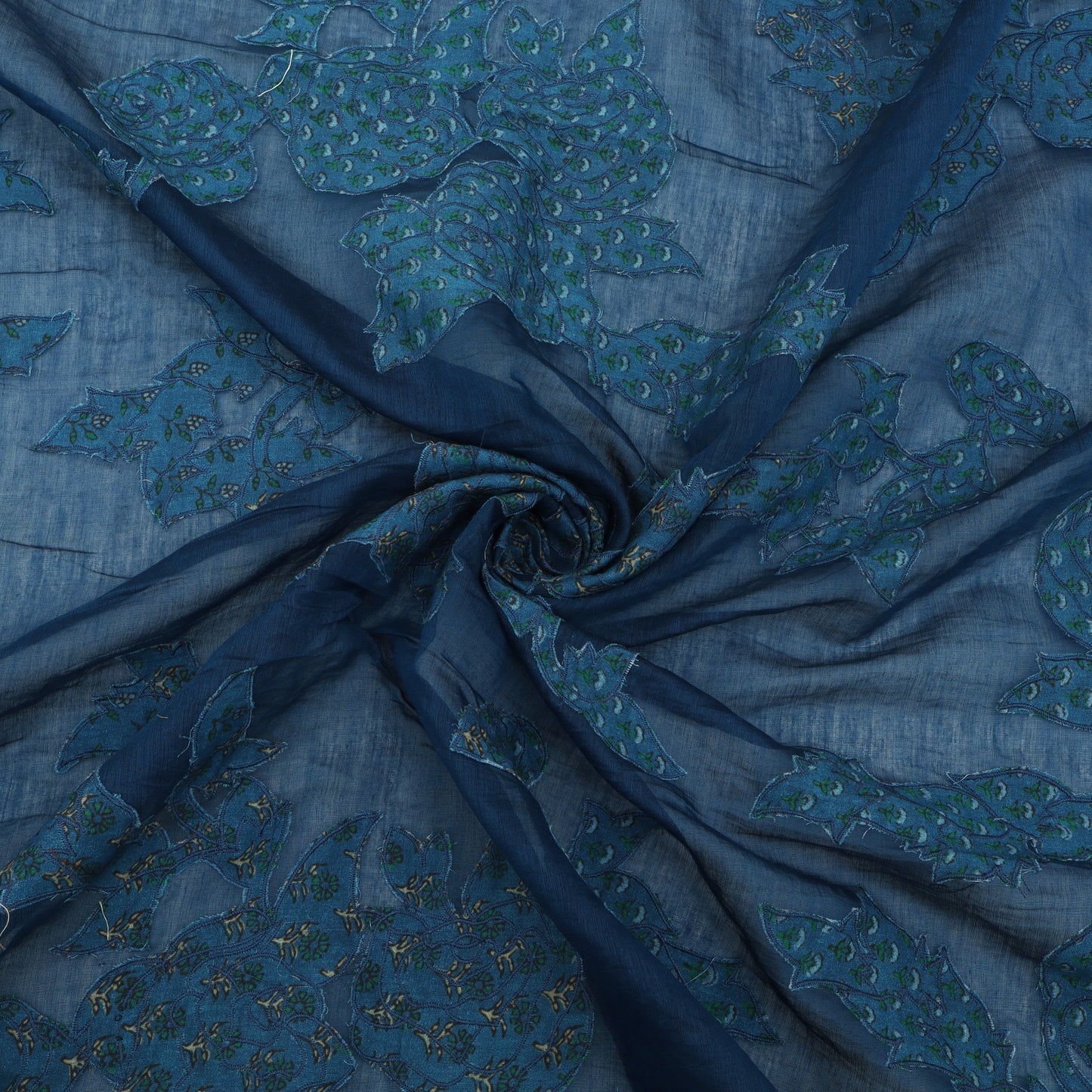 Chanderi Embroidery Fabric