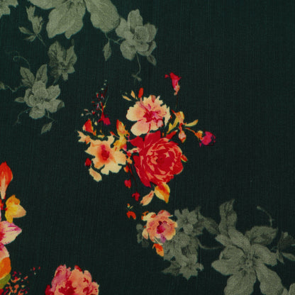 Multicolor Crepe Print Fabric