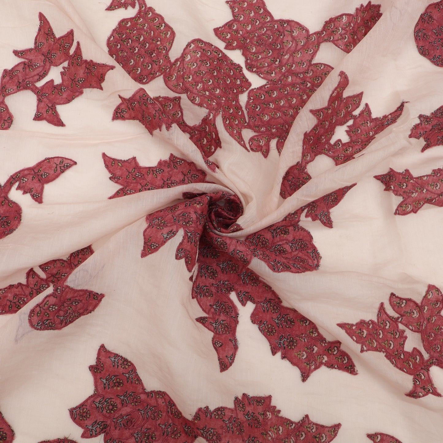 Chanderi Embroidery Fabric