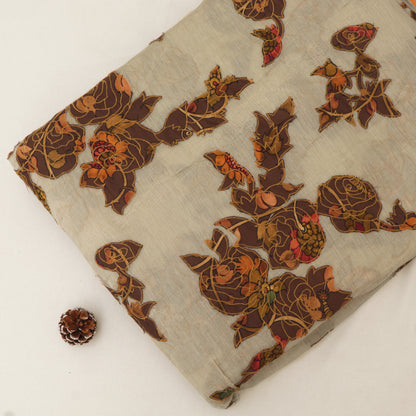 Chanderi Embroidery Fabric