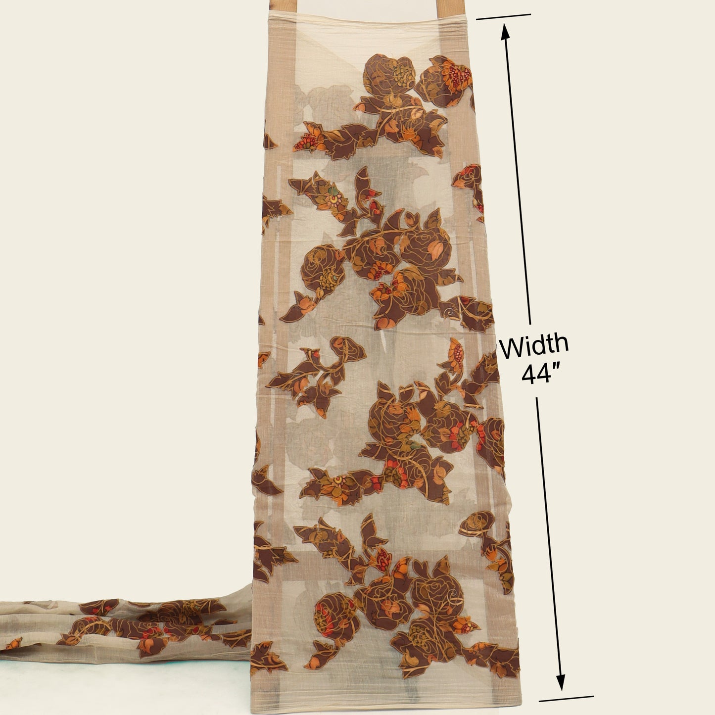 Chanderi Embroidery Fabric