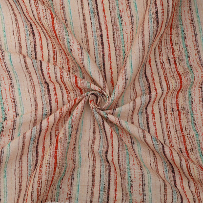 Cotton Printed Border Embroidery Fabric