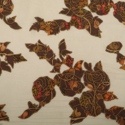 Chanderi Embroidery Fabric
