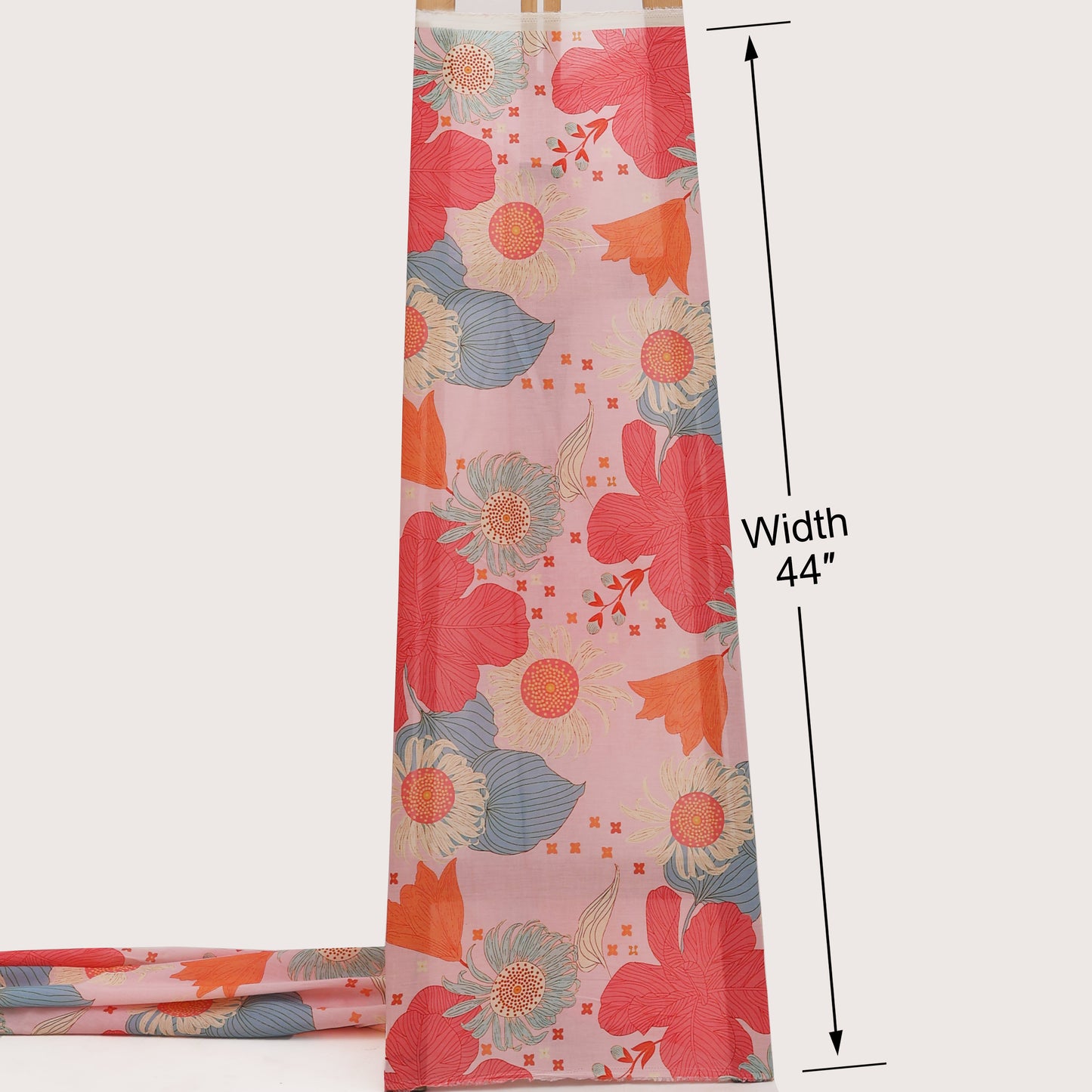 Floral Design Cotton Printed Fabric