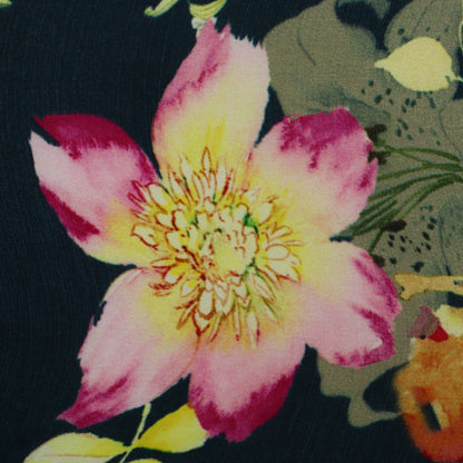 Multicolor Crepe Print Fabric