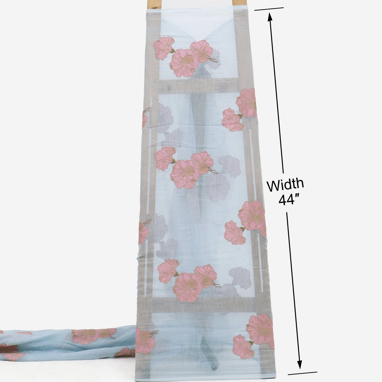 Chanderi Embroidery Fabric