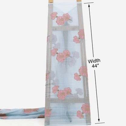 Chanderi Embroidery Fabric