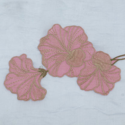 Chanderi Embroidery Fabric