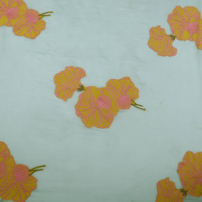Chanderi Embroidery Fabric