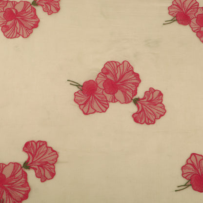 Chanderi Embroidery Fabric
