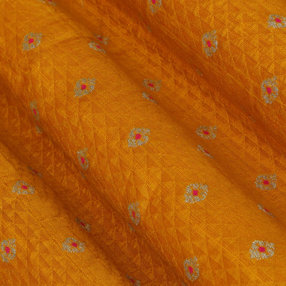 Mustard Color Brocade Fabric