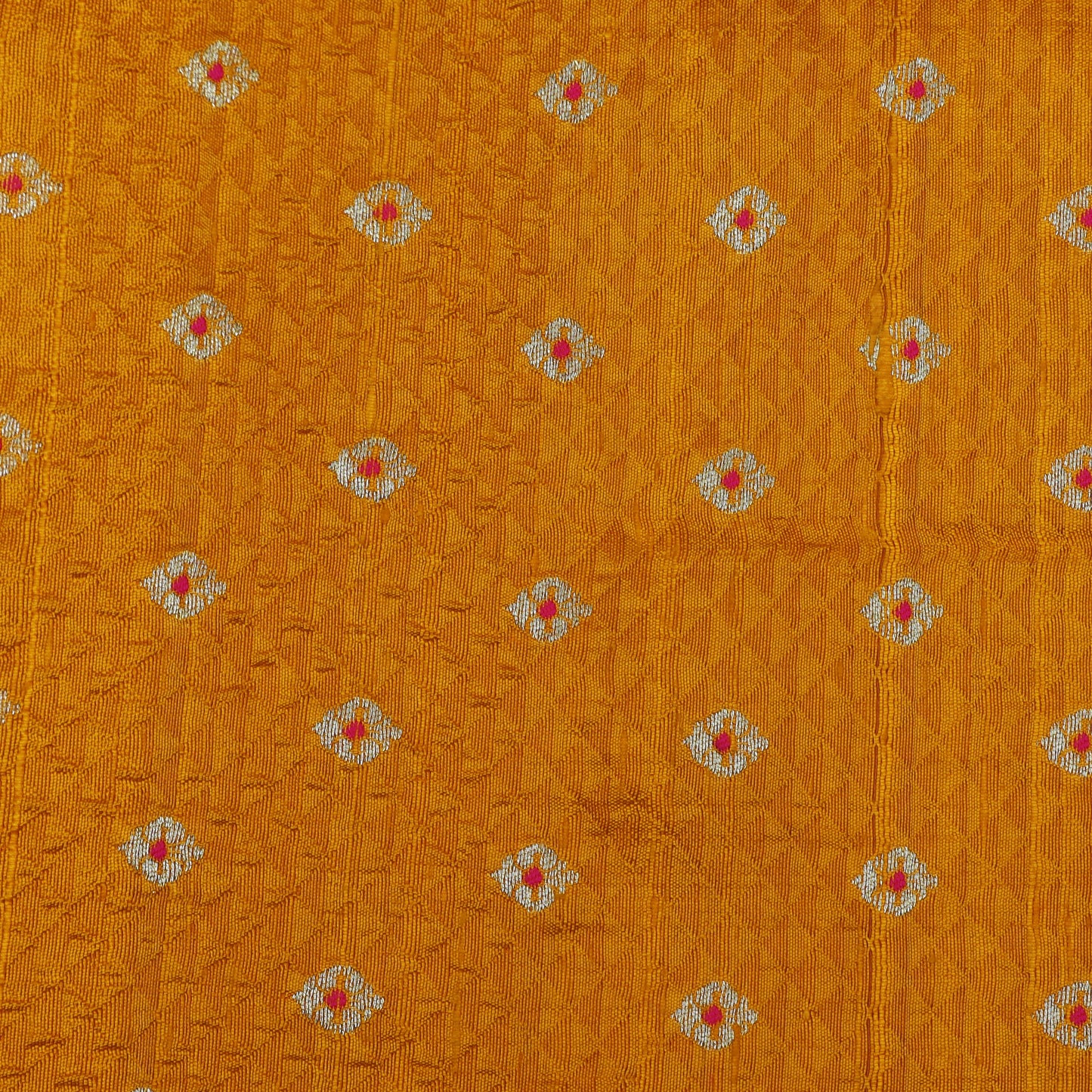 Mustard Color Brocade Fabric