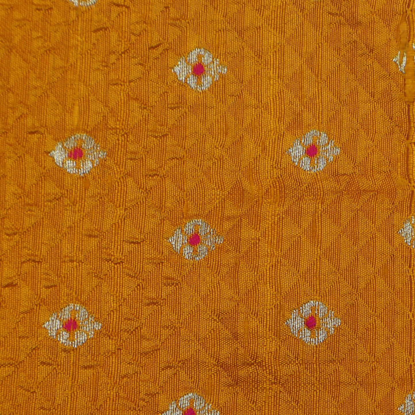 Mustard Color Brocade Fabric