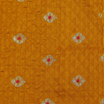 Mustard Color Brocade Fabric