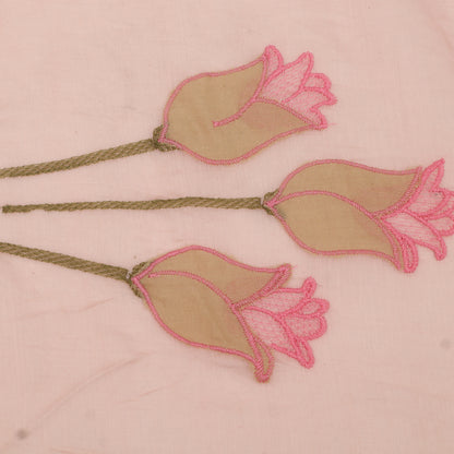 Chanderi Embroidery Fabric