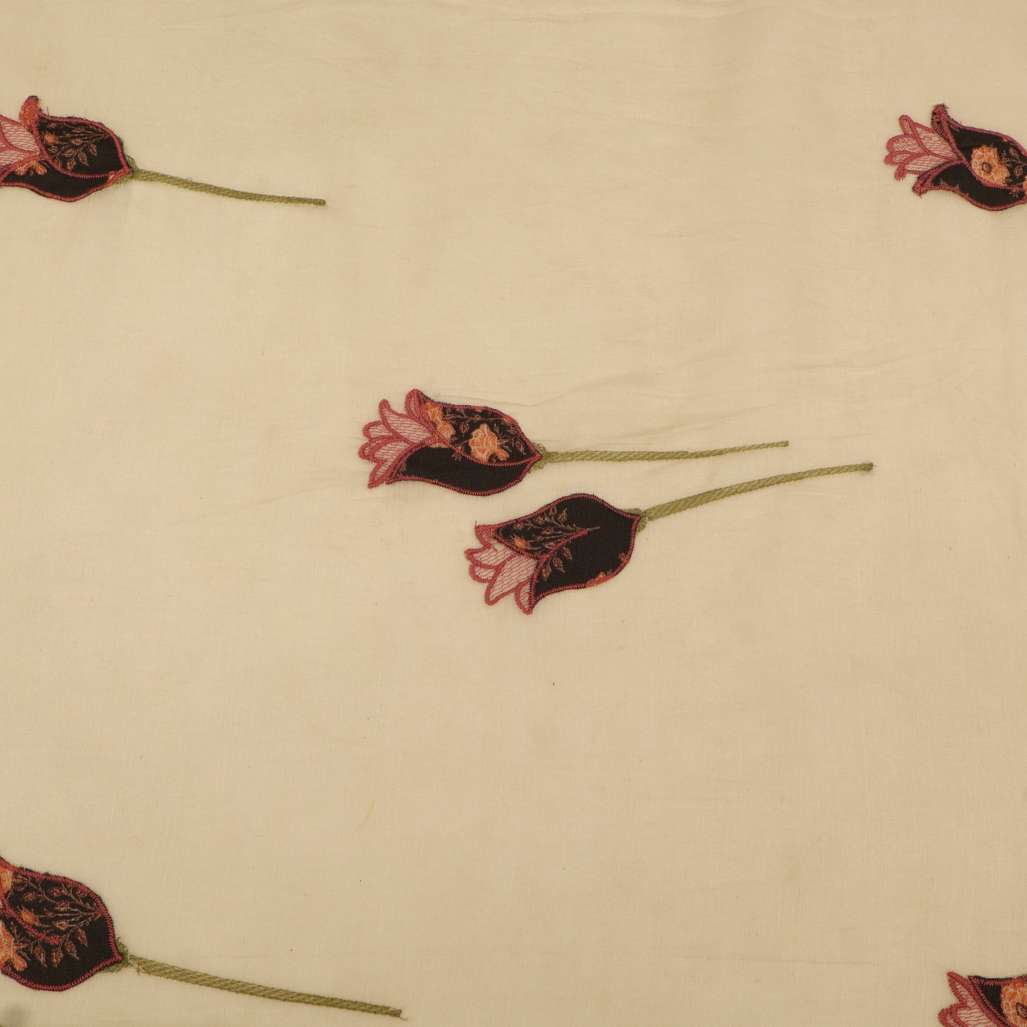 Chanderi Embroidery Fabric