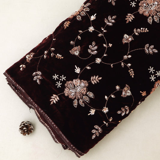 Velvet Embroidery Fabric
