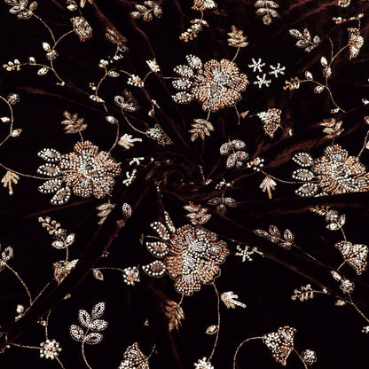 Velvet Embroidery Fabric
