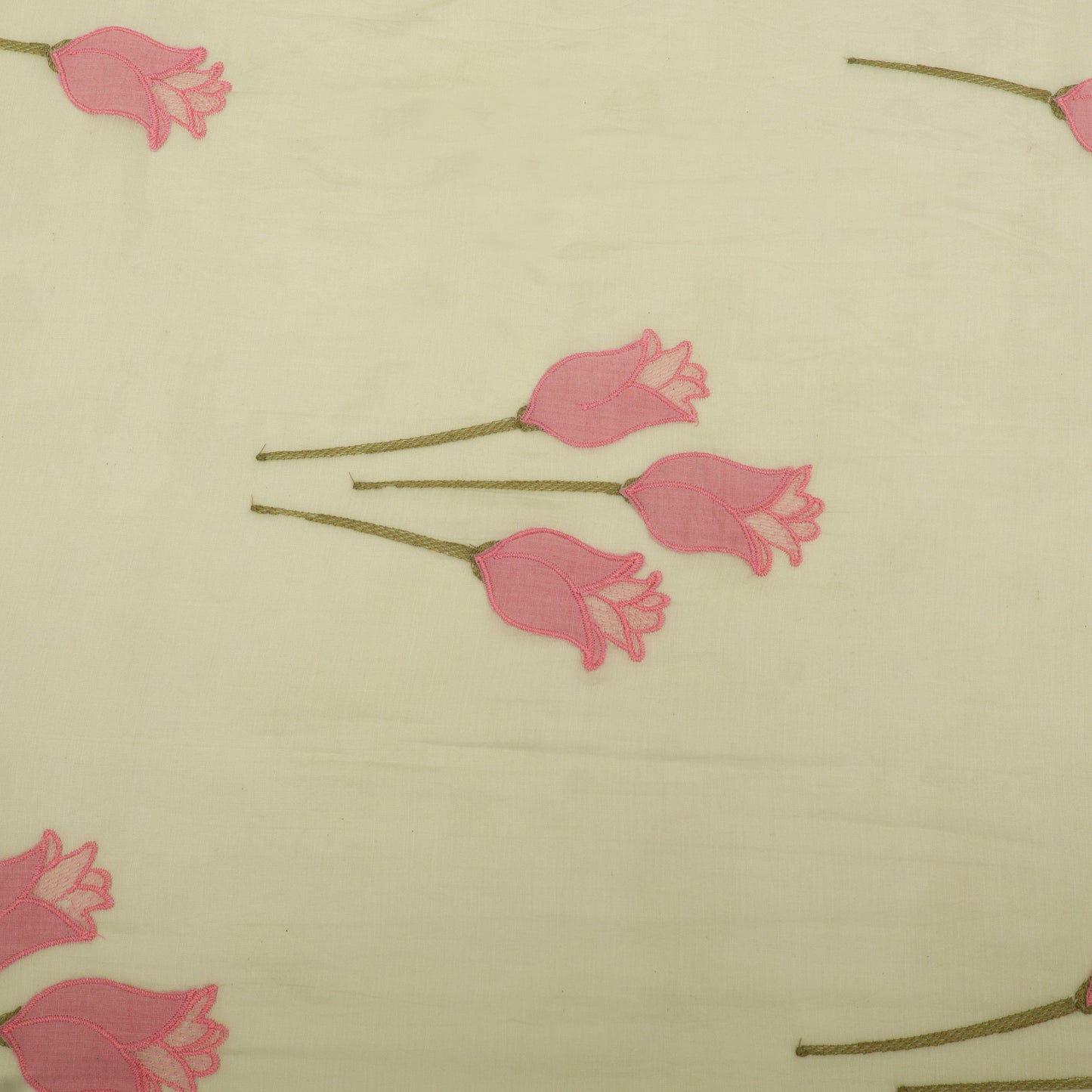Chanderi Embroidery Fabric