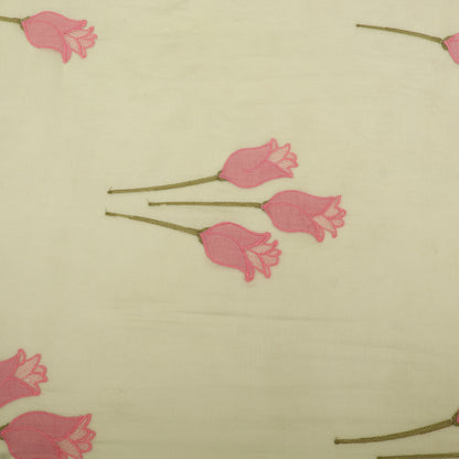 Chanderi Embroidery Fabric
