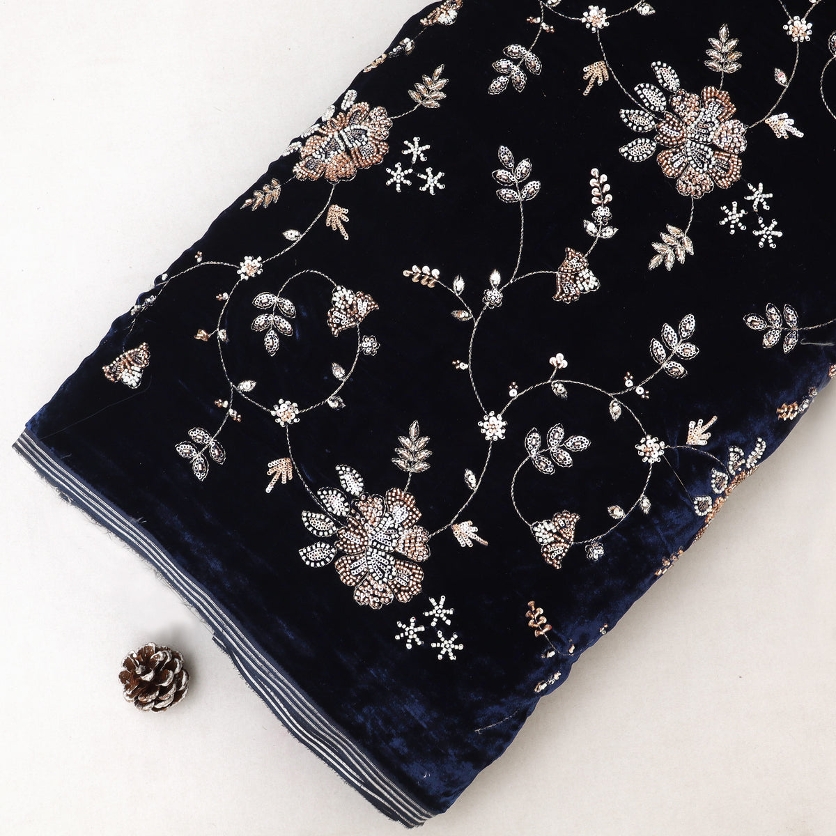 Velvet Embroidery Fabric