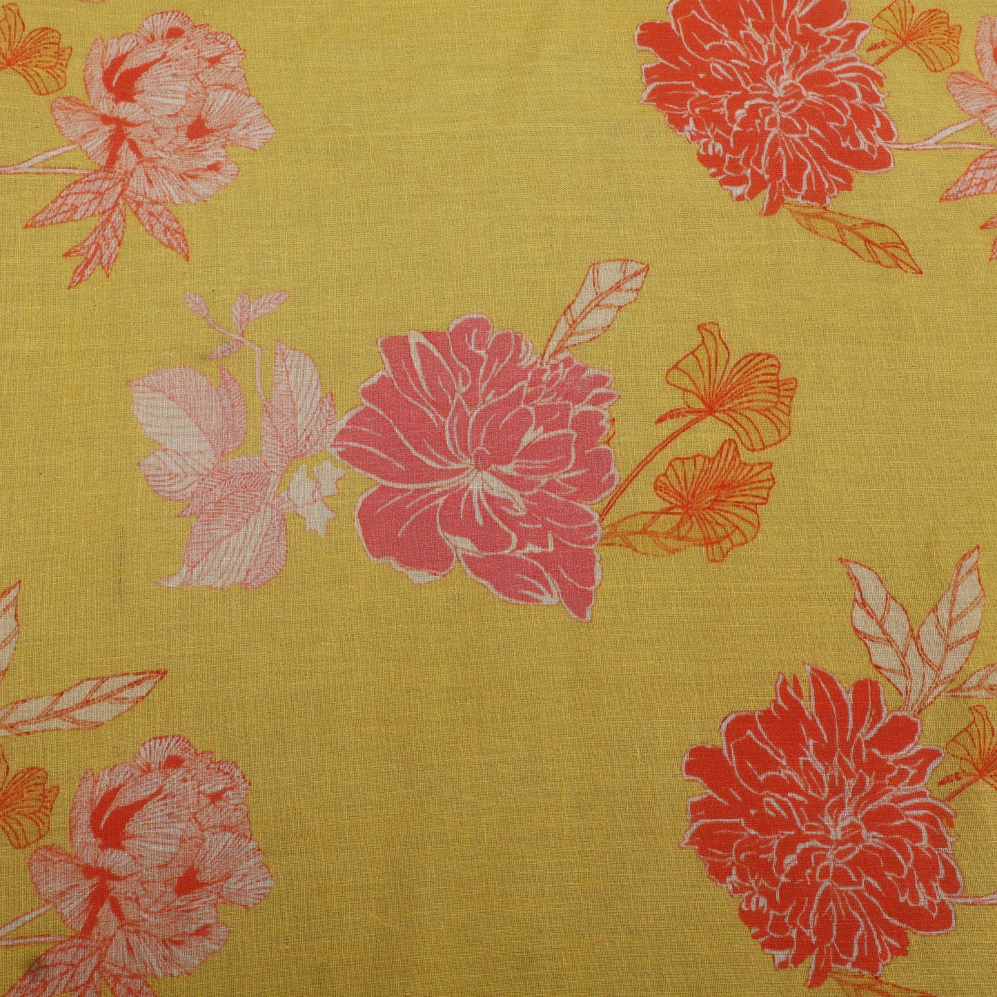 Yellow Color Cotton Dupatta