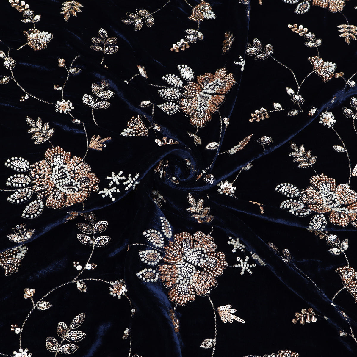 Velvet Embroidery Fabric