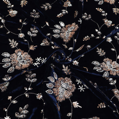 Velvet Embroidery Fabric