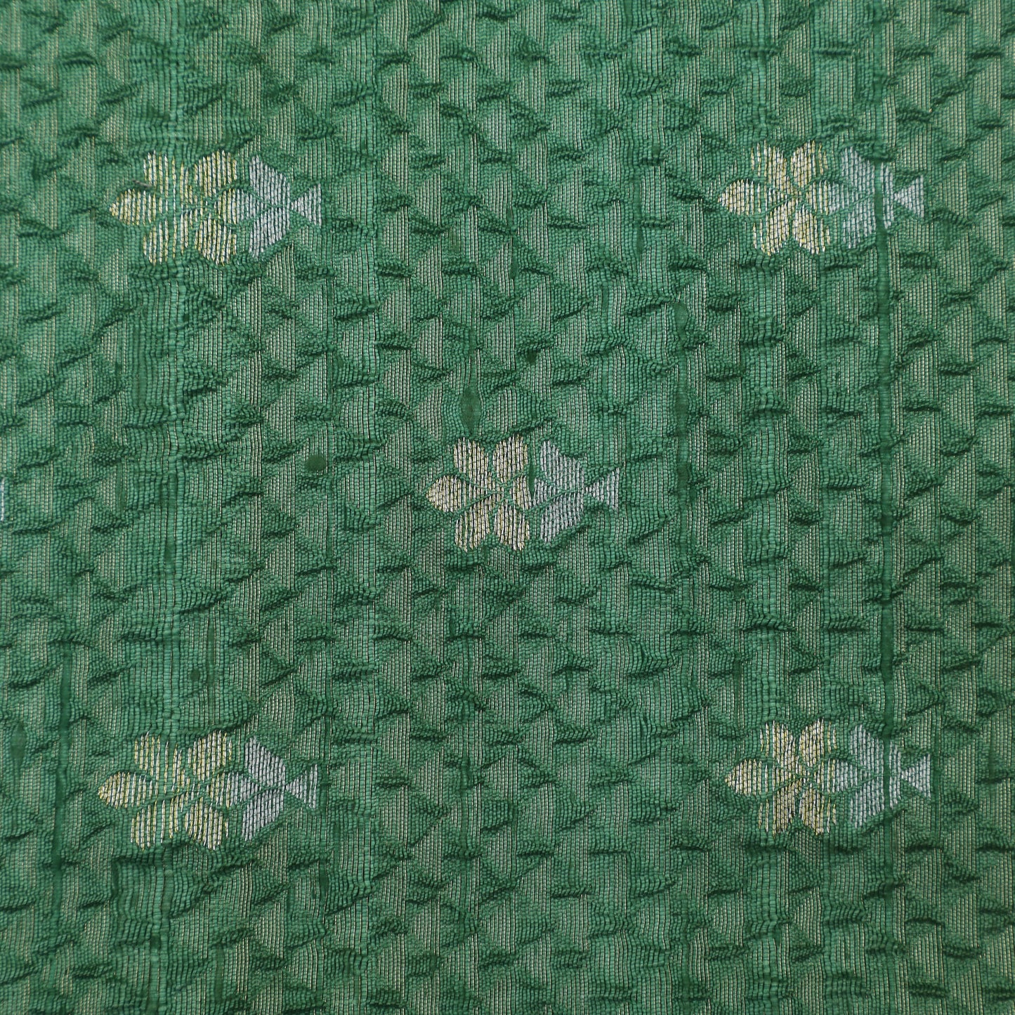Green Color Brocade Fabric