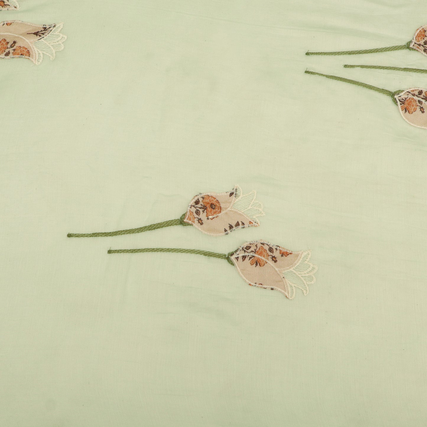 Chanderi Embroidery Fabric