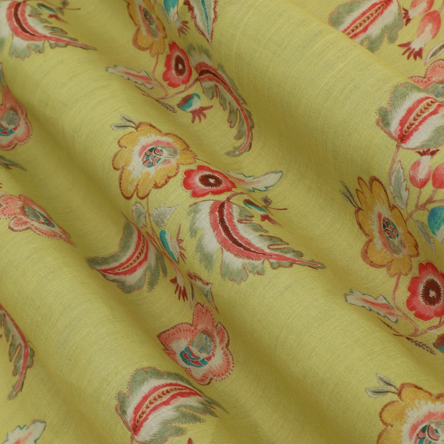 Floral Design Cotton Dupatta